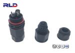 20A 3pin Waterproof DC Plug Outdoor Lighting Electronic Connector