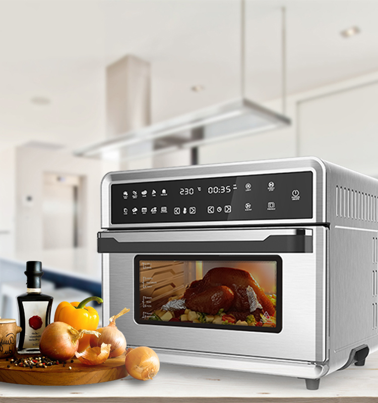 Home appliance big capacity powerful air circulation build in manufacturer Air fryer oven