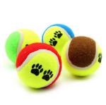 WORLD OF PETS SQUEAKY TENNIS BALL DOG TOY 2 PACK