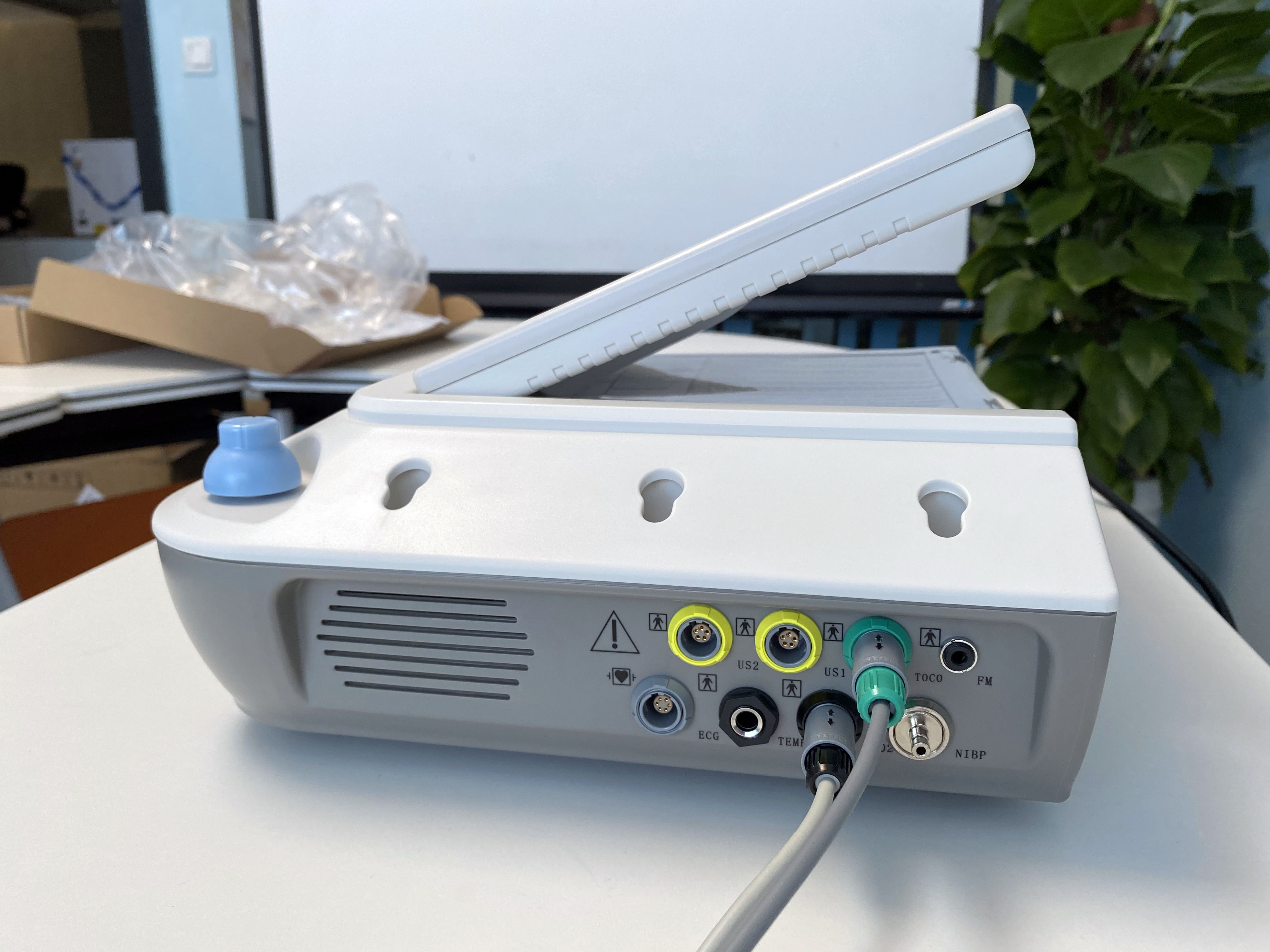 ctg machine maternal and fetal doppler monitor for TOCO,FHR,FM DM002