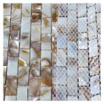 Morden Luxury Mother Of Pearl Wall Tile , 3d Brick Custom Mosaic Tile