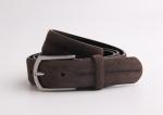 Casual Alloy Pin Buckle 100cm Cow Suede Leather Belt