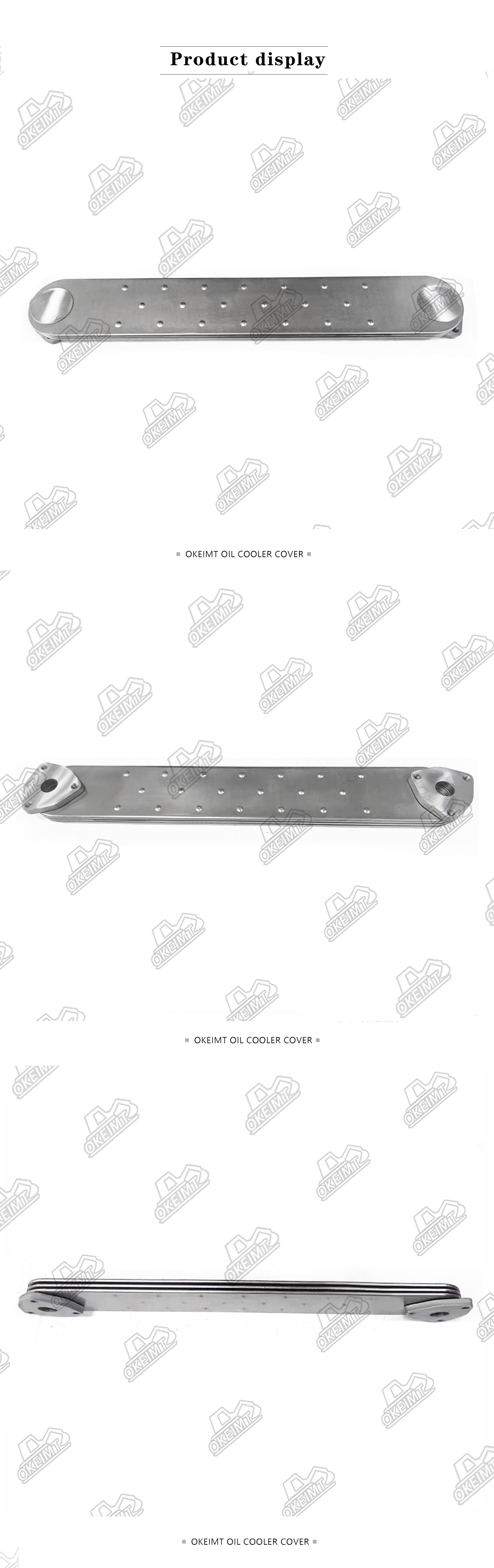 Cast Aluminum Oil Cooler Core for S6S-3P Easy Installation