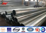 35ft 127-248mm Tubular Steel Power Pole 2.75 / 3mm Thick Hot Dip Galvanized