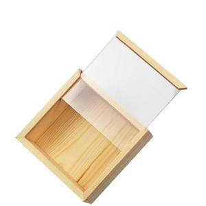 Quality Transparent Acrylic Lidded Wooden Box For Jewelry Customization wholesale