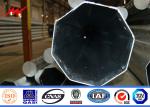 12m 800 Dan 1600 Dan Direct Burial Hot Dip Galvanized Pole Monopole Long Life