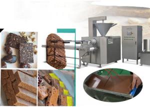 Quality PLC control 100kg/hr Protein Bar Extruder Machine Production Line wholesale