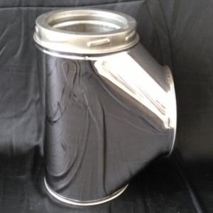 Quality Prefabricated Angled Chimney Pipe , Chimney Exhaust Pipe High Thermal Resistance wholesale