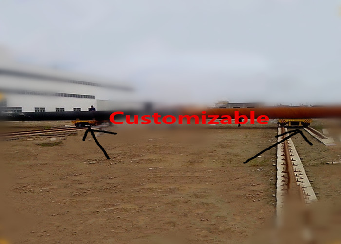 4 wheel Rail Guided Transfer Cart can applied in hot metal ladle and molten steel ladle steel factory