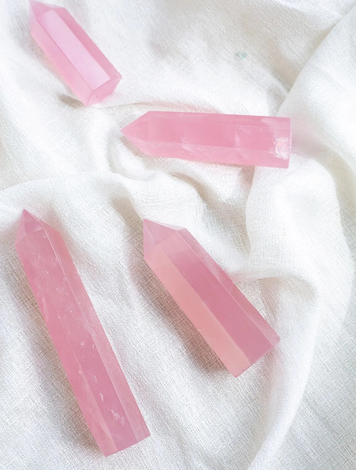 Pink Quartz Bracelet Natural Stone Beaded Bracelets Handmade Stretch Gemstone Bracelet Healing Crystal Bracelet Healing Jewelry Gifts For Women Girls