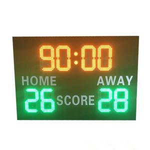 Quality Front Maintenance LED Football Scoreboard With Deep - Set Frame 110V ~ 220V wholesale