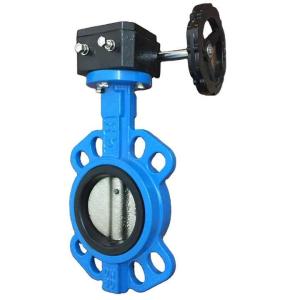 Quality Custom Lug Ductile Iron Butterfly Valve Double Flange MSS SP67 wholesale