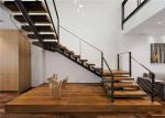 Exterior Stainless Cable Stair Railing System , Stainless Steel Decking