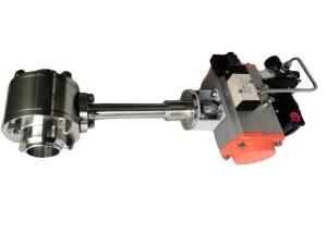 Quality PN40 SS304 Actuated Ball Cryogenic Pneumatic Valve wholesale
