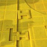 ZP175 Polyurethane Anti-Skid Mat 30mm Aging Resistance