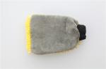 yellow/grey color microfiber plush chenille car cleaning detailing house