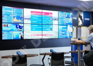 Quality DDW 47&quot; led video wall 4.9mm ultra narrow bezel HDMI DVI VGA AV 1080P 800nits brightness wholesale