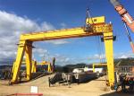 Outdoor Indoor Electric Trolley Double Girder Gantry Crane Track Mounted