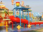 Several Lanes Fiberglass Kids' Water Playground For Water Park Build