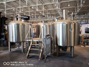 Quality 10BBL Brewhouse Large Scale Brewing Equipment Semi Auto Control Panel wholesale