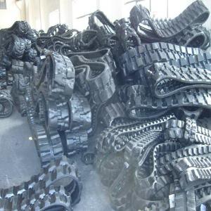 Quality 130mm Width Construction Rubber Crawler For Kobelco Ss1 72mm Pitch wholesale