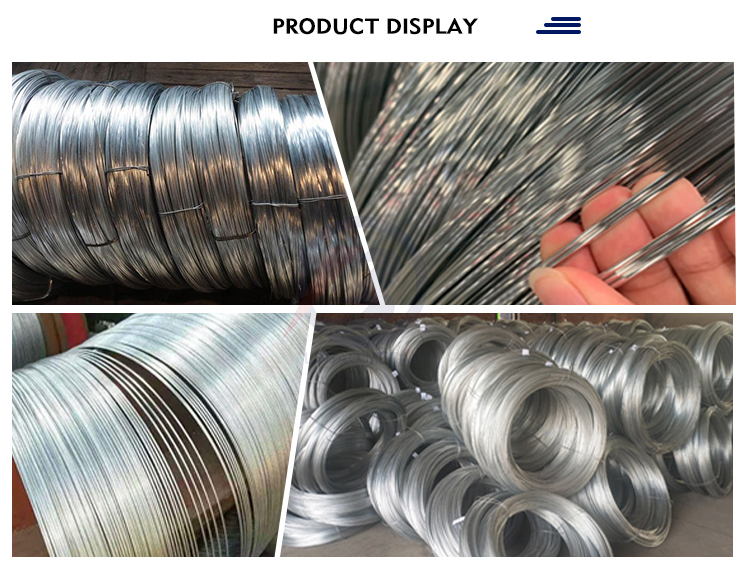 Competitive Produce Spring Steel Grade Hot Dipped Galvanized Wire for Barbed Wire Chain Link Fence Welded Wire Hexagonal Mesh