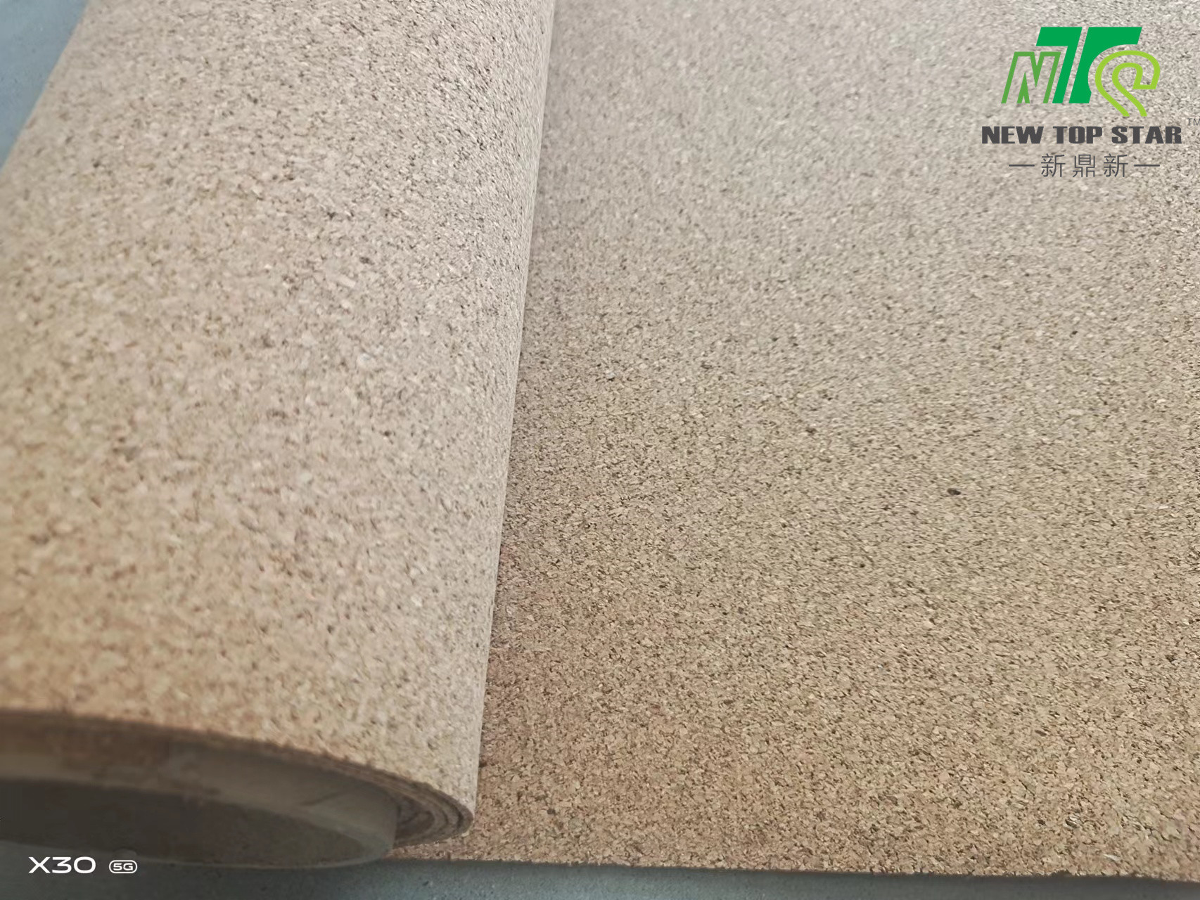 1mm Thick Eco Cork Underlayment Soundproofing 220kg/Cbm For PVC Flooring