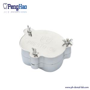 Quality Lightweight Dental Lab Equipment Durable Cu - Zn Alloy Aluminum Denture Flasks wholesale