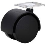 40mm nylon dual wheel furniture casters