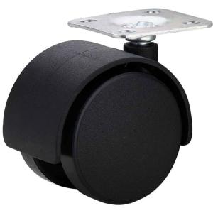 Quality 40mm nylon dual wheel furniture casters wholesale