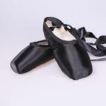 Colorful customized satin dance ballet pointe shoes with child and adult size
