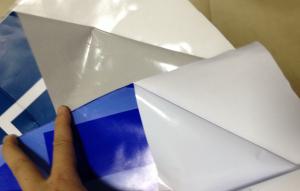 Quality custom white /clear static sticker wholesale
