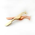 Steel Material False Eyelash Tweezers Multi Color With Private Label