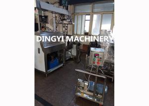 Quality Hydraulic Lift Vacuum Emulsifying Machine , Cosmetic Cream Manufacturing Equipment wholesale