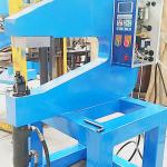 Traffic sign and road sign self piercing rivet machine