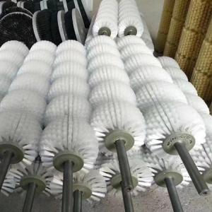 Quality Metal Shaft Industrial Roller Brush Nylon Wire Wear Resistant For Cleaning wholesale