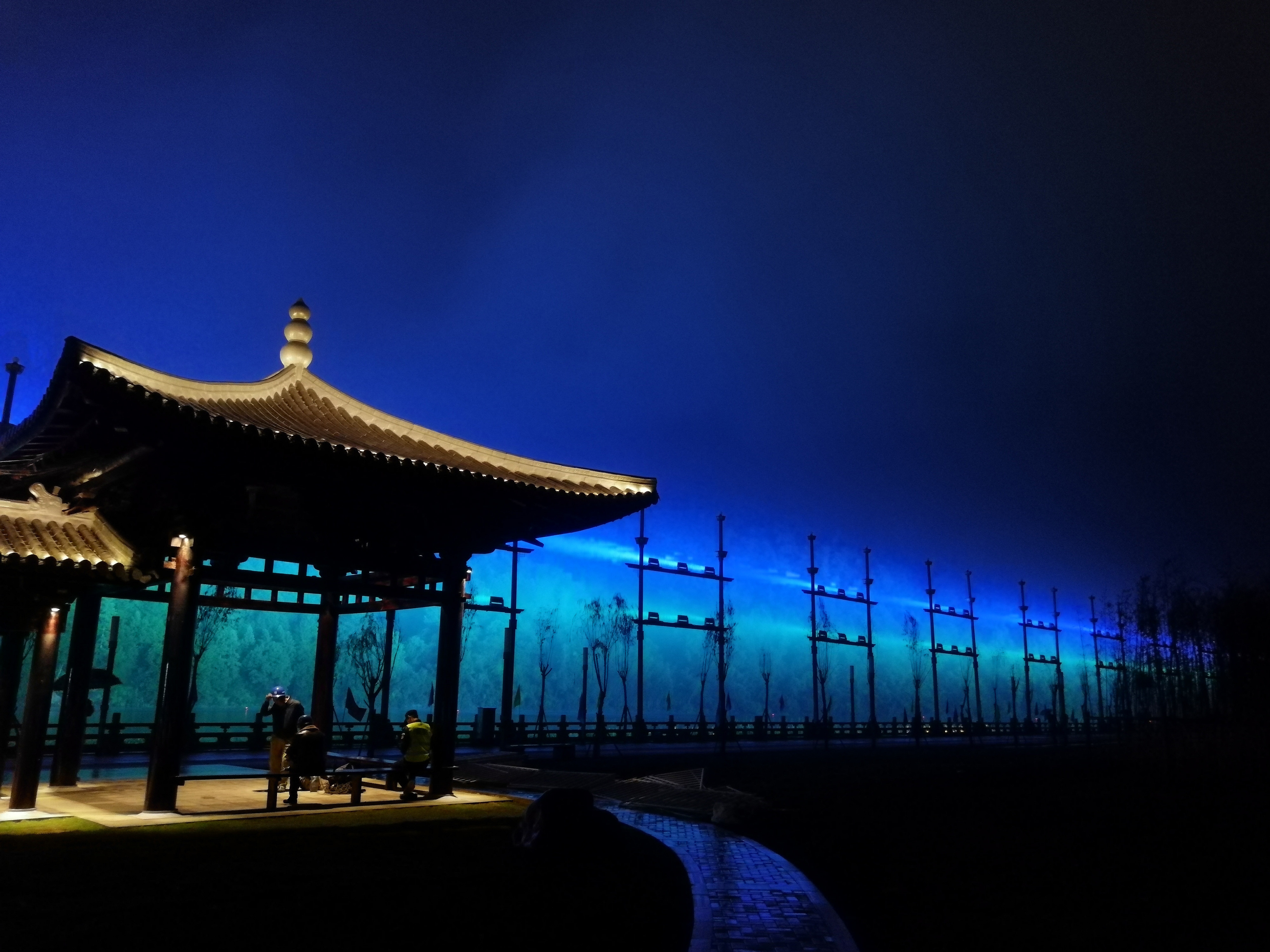 Wuyishan Lighting Project Led Floodlight 1500W For High Building Long Distance Mountain Lighting