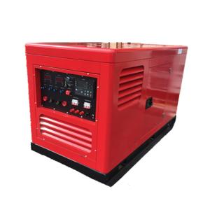 Quality 15kva Water Cooled Genset 500A Welder Generator , Diesel Engine ARC Welding Machine IP23 wholesale