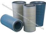 High Efficiency Pleated Filter Cartridge , Gas Filter Cartridge In Conical And