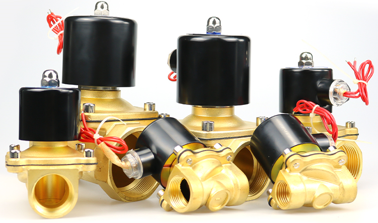 AC DC 12V 24V 110V 220V Brass Solenoid Water Valve With Pure Copper Enameled Wire Coil