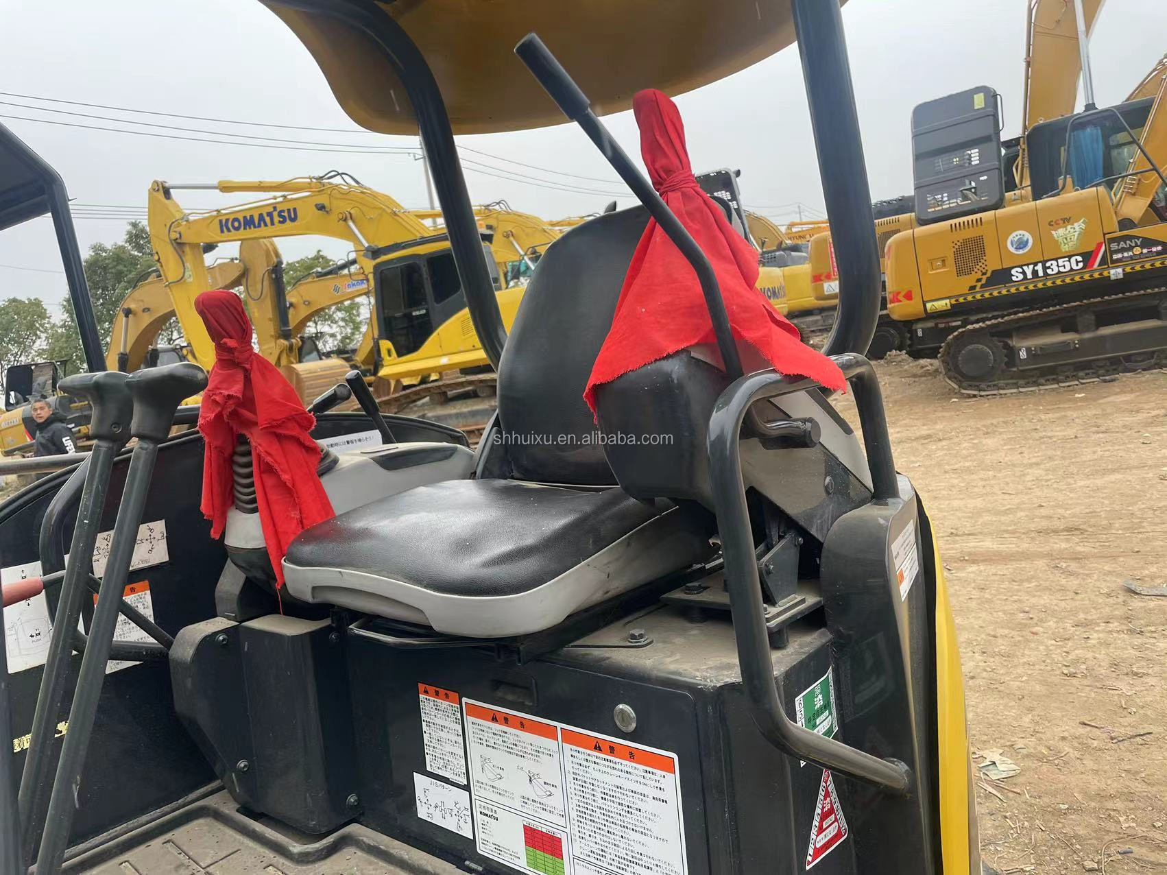Used komatsu excavator PC20 without cab Komatsu excavator used excav komatsu
