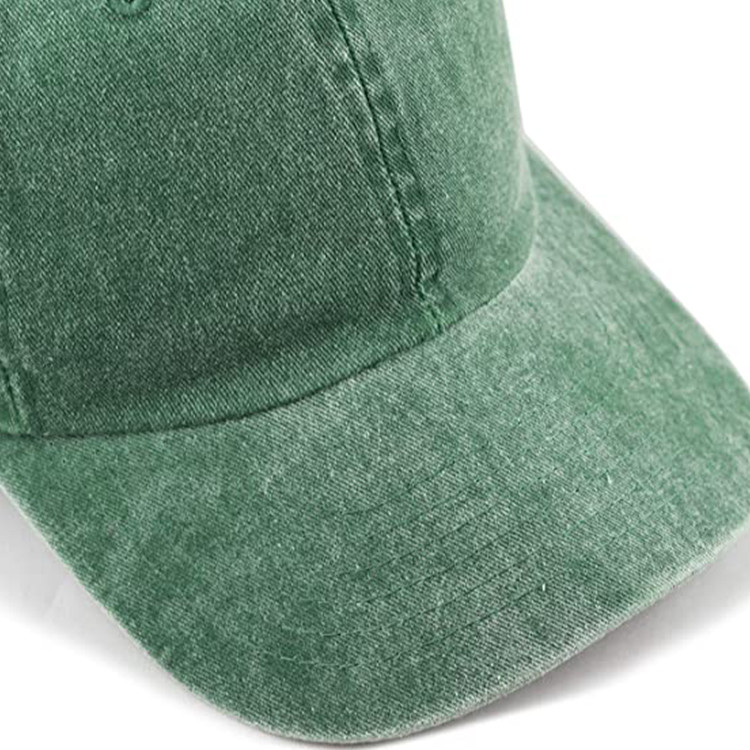 60cm Unisex 6 Panel Baseball Cap Suede Fabric Curved Brim