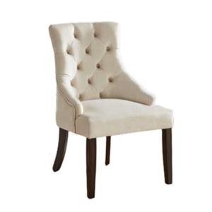 Quality Hotel Upholstered H89cm High Back Fabric Dining Chairs wholesale