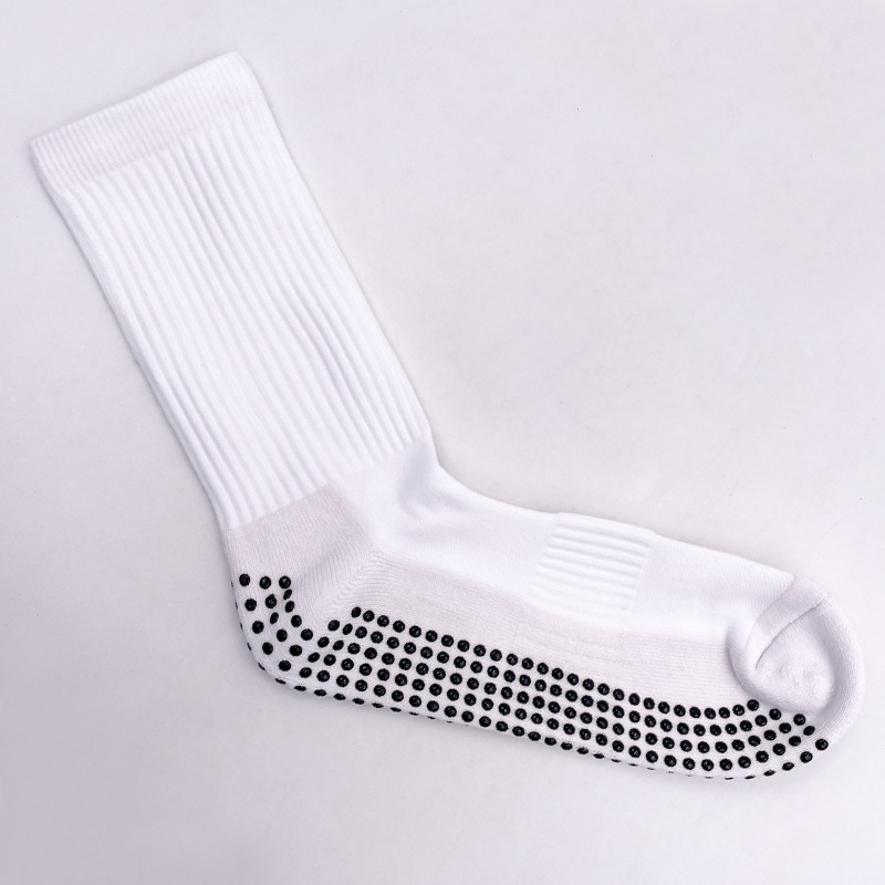 Men's Spandex Polyester Cotton Basketball Socks for Elite Training Sports Running Crew