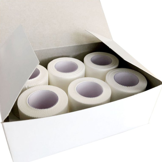 Top Quality Easy Tear Breathable Hospital Use CE Approved Skin Color Medical Adhesive Silk Tape