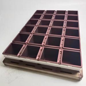 Quality Non Stick 24 Case Aluminum Multi Loaf Bread Pan Mould wholesale