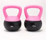 Iron Sand Filled Shock-Proof Hand Weights Strength Training Kettlebells 5lb 10lb