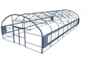 Quality Galvanized PE Film Single Span Greenhouse For Vegetables 9x30m wholesale