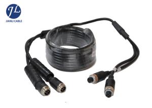Quality Waterproof Car Side View A/V System 4PIN Aviation Cable Male To Female wholesale