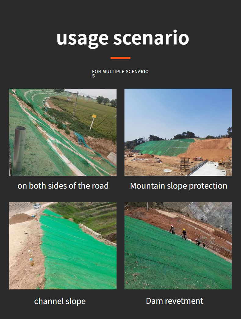 Modern Design HDPE Erosion Control Mat for Slope Protection in River and Mountain Projects